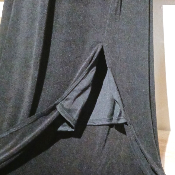 Black Halter Maxi Dress - Picture 4 of 4